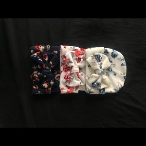 Set of newborn beanies